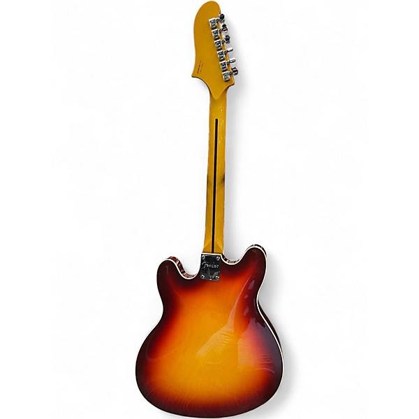 Used Fender Modern Player Starcaster Aged Cherry Burst Hollow Body Electric Guitar