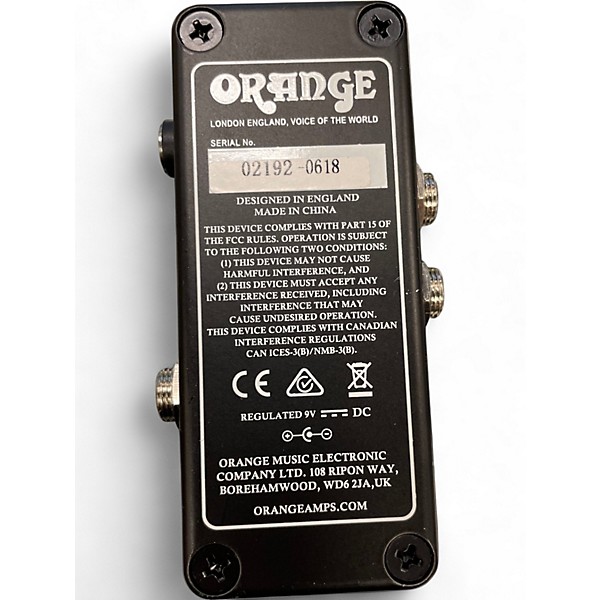 Used Orange Amplifiers OMEC TELEPORT Pedal
