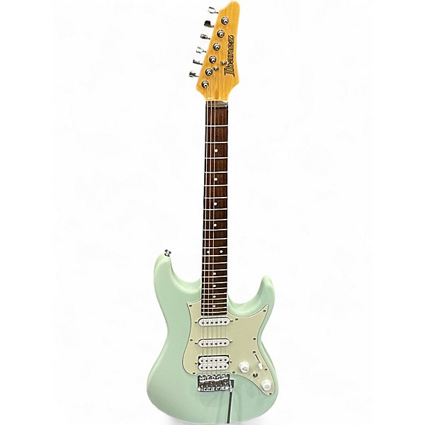 Used Ibanez AZES40 Mint Green Solid Body Electric Guitar