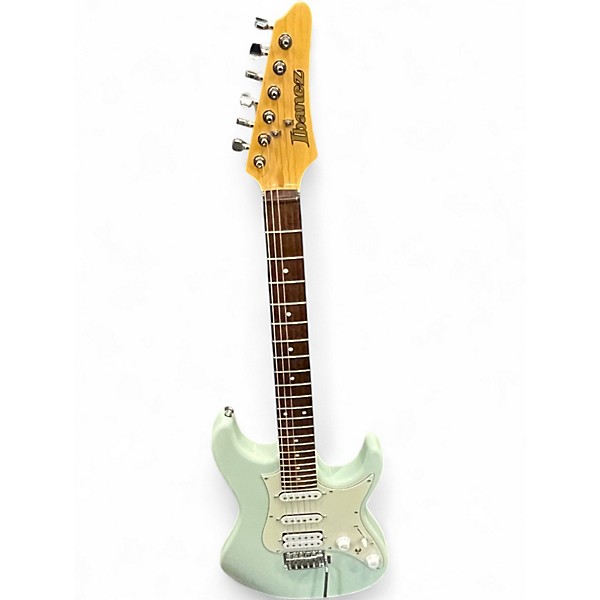 Used Ibanez AZES40 Mint Green Solid Body Electric Guitar