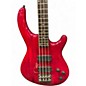 Used Dean Edge 1 4 String Red Electric Bass Guitar