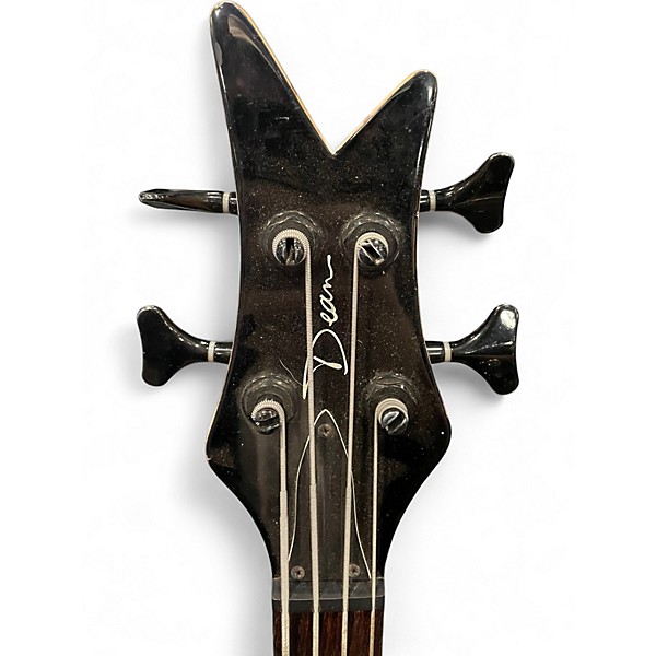 Used Dean Edge 1 4 String Red Electric Bass Guitar