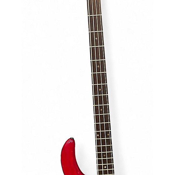 Used Dean Edge 1 4 String Red Electric Bass Guitar