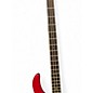 Used Dean Edge 1 4 String Red Electric Bass Guitar