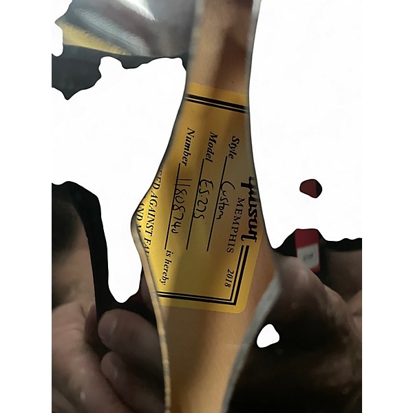 Used Gibson CUSTOM ES275 GLOSS BLACK Hollow Body Electric Guitar