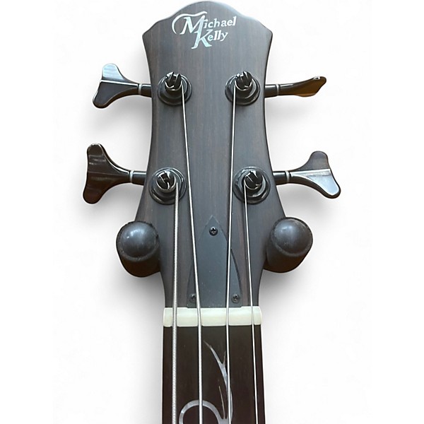 Used Michael Kelly MKD4SJESFS Brown Acoustic Bass Guitar