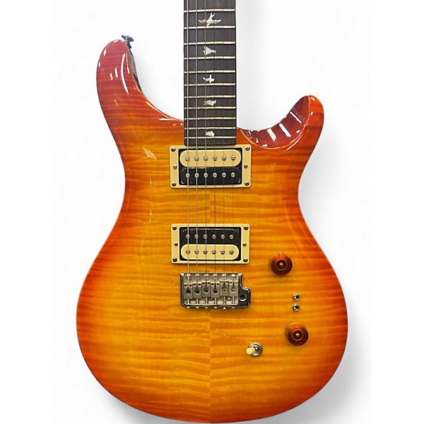Used PRS Custom 24 3 Color Sunburst Solid Body Electric Guitar