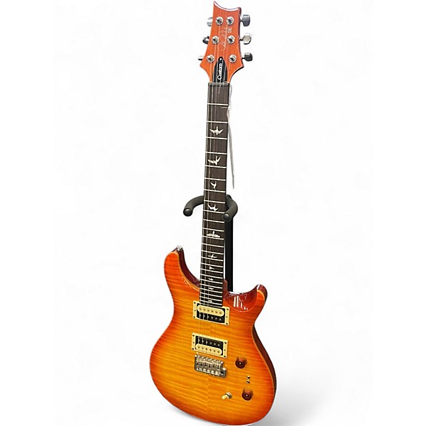 Used PRS Custom 24 3 Color Sunburst Solid Body Electric Guitar