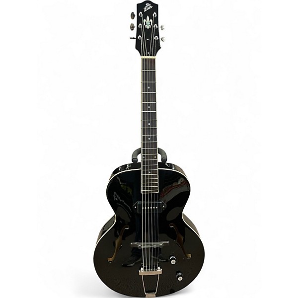 Used The Loar LH309 Black Hollow Body Electric Guitar