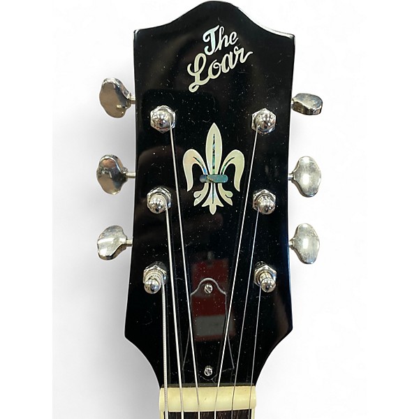 Used The Loar LH309 Black Hollow Body Electric Guitar