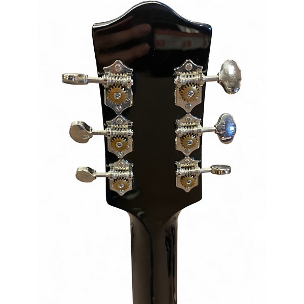 Used The Loar LH309 Black Hollow Body Electric Guitar