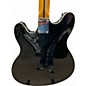 Used Fender Modern Player Starcaster Black Hollow Body Electric Guitar