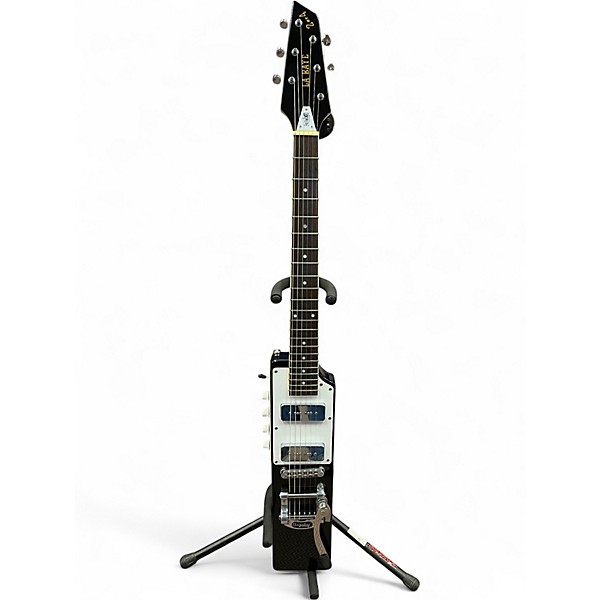Used Eastwood La Baye 2x4 Devo BOB 1 Black Solid Body Electric Guitar
