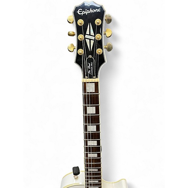 ギター Epiphone Les Paul Custom Pro White Epiphone Les Paul Custom - Pro Alpine White
