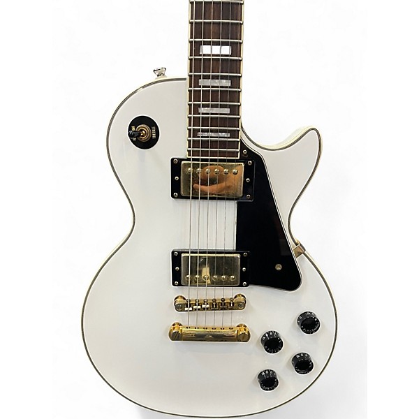 ギター Epiphone Les Paul Custom Pro White Amazon.com: Epiphone Les Paul Custom, Alpine White with Gold