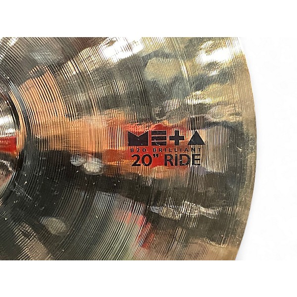 Used Turkish 20in META B20 BRILLANT RIDE Cymbal