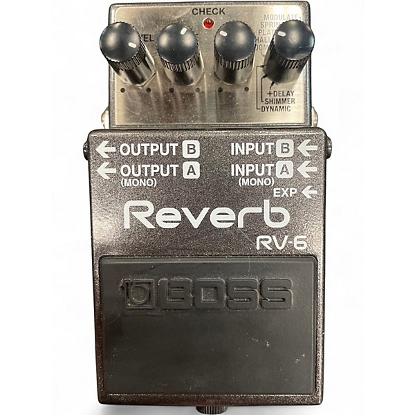 Used BOSS RV6 Digital Reverb Effect Pedal | Guitar Center