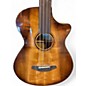Used 2022 Breedlove pursuit ex s concerto a fl bass ce Amber burst Acoustic Bass Guitar