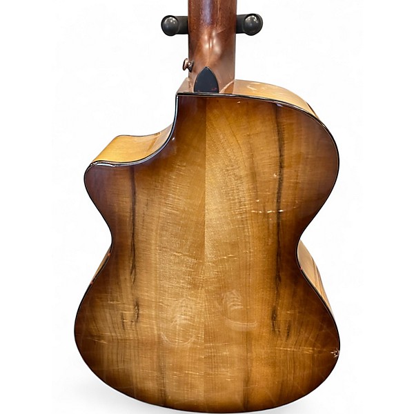 Used 2022 Breedlove pursuit ex s concerto a fl bass ce Amber burst Acoustic Bass Guitar
