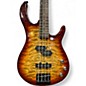 Used Jay Turser Quilted Maple Double Cut 3 Color Sunburst Electric Bass Guitar