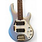 Used Sterling by Music Man StringRay Ray5 HH Lake Blue Metallic Electric Bass Guitar