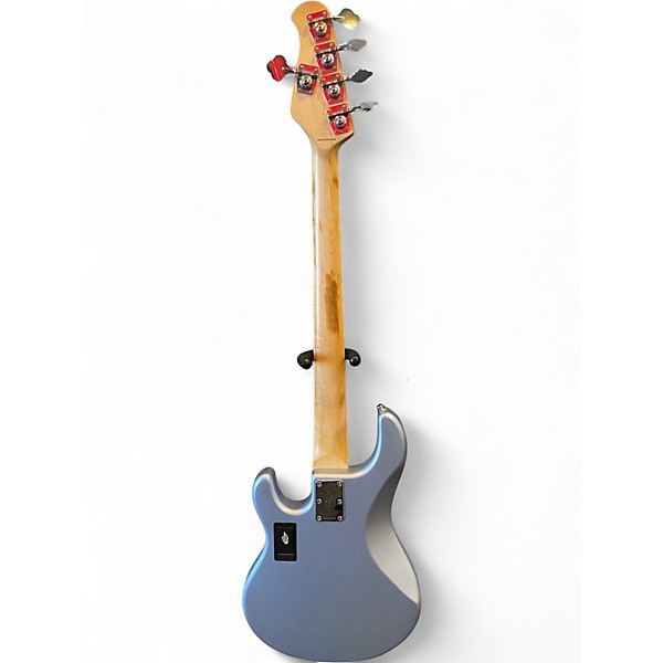 Used Sterling by Music Man StringRay Ray5 HH Lake Blue Metallic Electric Bass Guitar