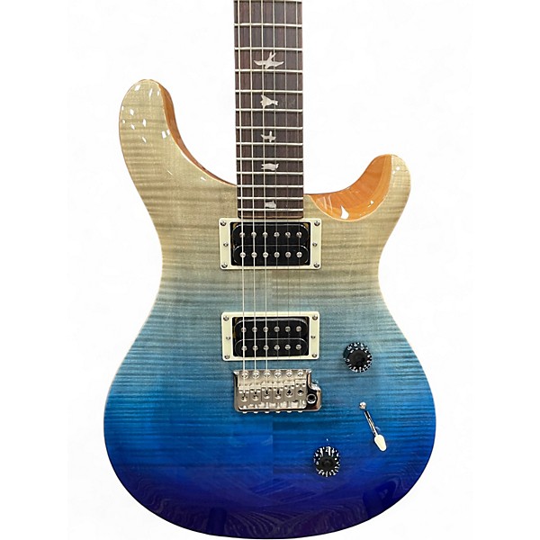 Used PRS SE Custom 24 BLUE FADE Solid Body Electric Guitar
