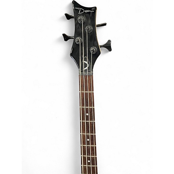 Used Dean Edge 4 String Black Electric Bass Guitar
