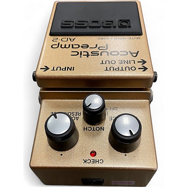 ギター BOSS Acoustic Preamp AD-2 Amazon.com: Boss AD-2 Acoustic Preamp Pedal : Musical