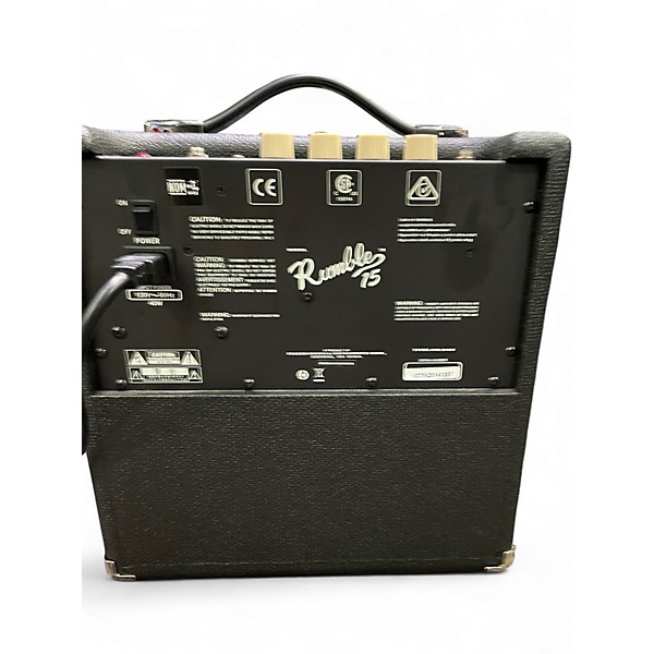 Used Fender Rumble 15 15W 1X8 Bass Combo Amp