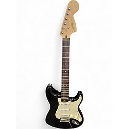 Used Squier Affinity Stratocaster Black and White Solid Body Electric Guitar