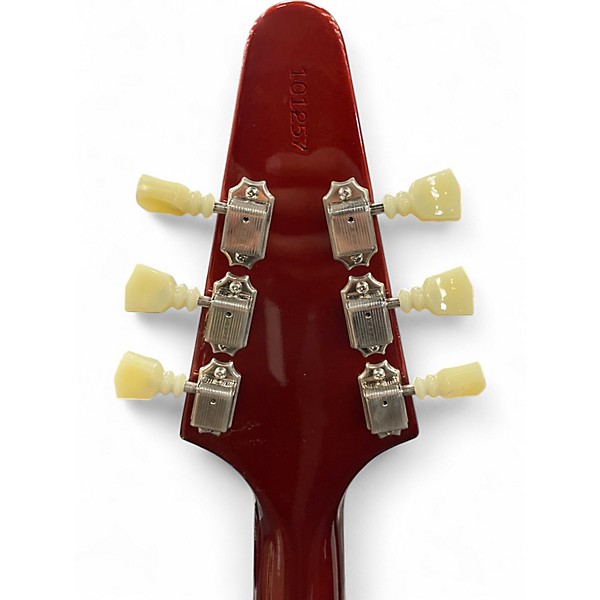 Used Gibson CUSTOM 1967 V Burgundy Solid Body Electric Guitar