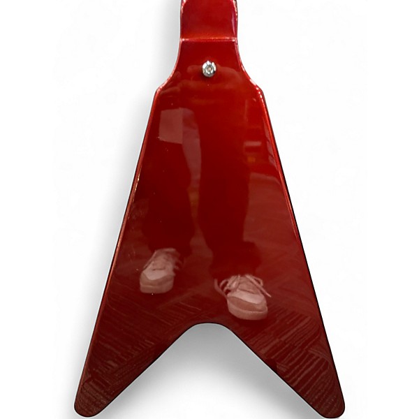 Used Gibson CUSTOM 1967 V Burgundy Solid Body Electric Guitar