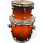 Used Mapex 3 Piece Meridian Orange red  Drum Kit