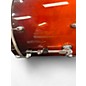 Used Mapex 3 Piece Meridian Orange red  Drum Kit