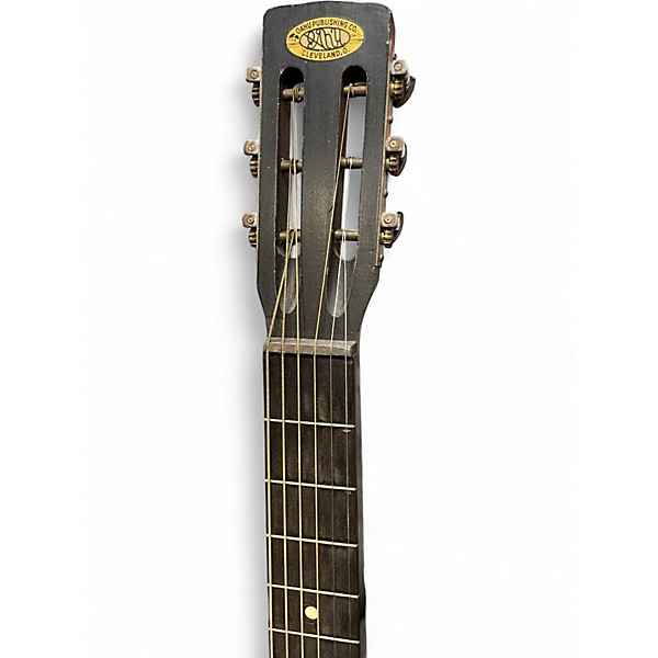 Vintage 1930s Oahu Square Neck Lap Steel Sunburst Lap Steel