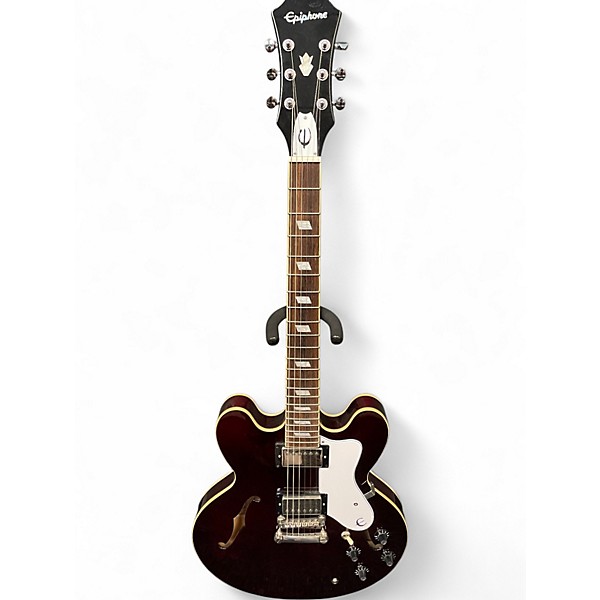 ギター Epiphone Noel Gallagher Riviera Epiphone Noel Gallagher Riviera Dark Wine Red Electric