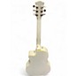 Used Luna FLORA ORCHID Antique White Acoustic Guitar