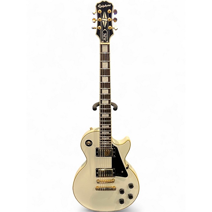 ギター Epiphone Les Paul Standard PRO WHITE Epiphone Les Paul Custom - alpine white Single cut electric
