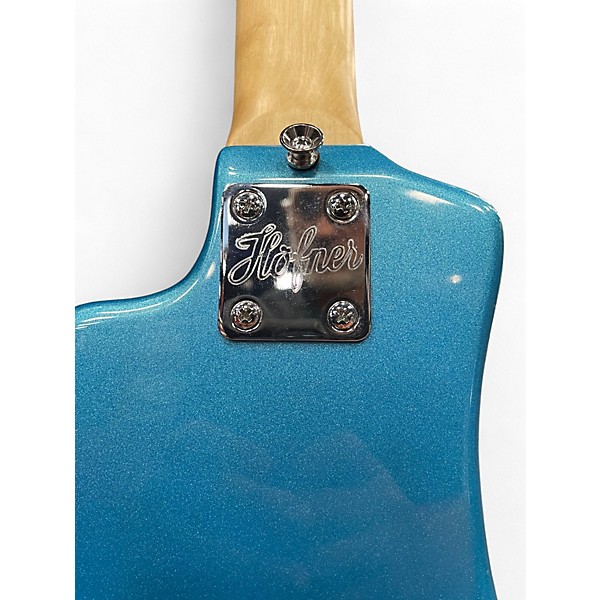 Used Hofner Deluxe Shorty Blue  Electric Guitar