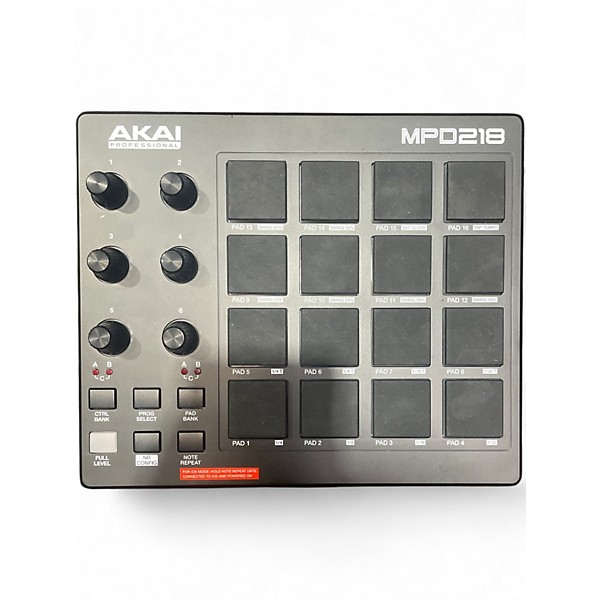 Used Akai Professional MPD218 MIDI Controller
