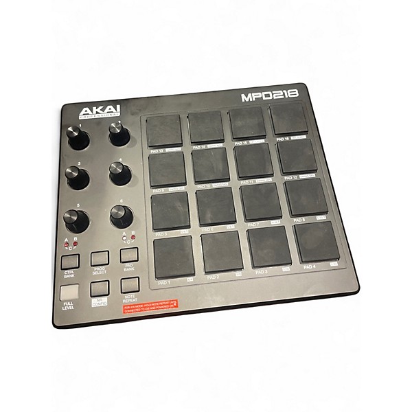 Used Akai Professional MPD218 MIDI Controller
