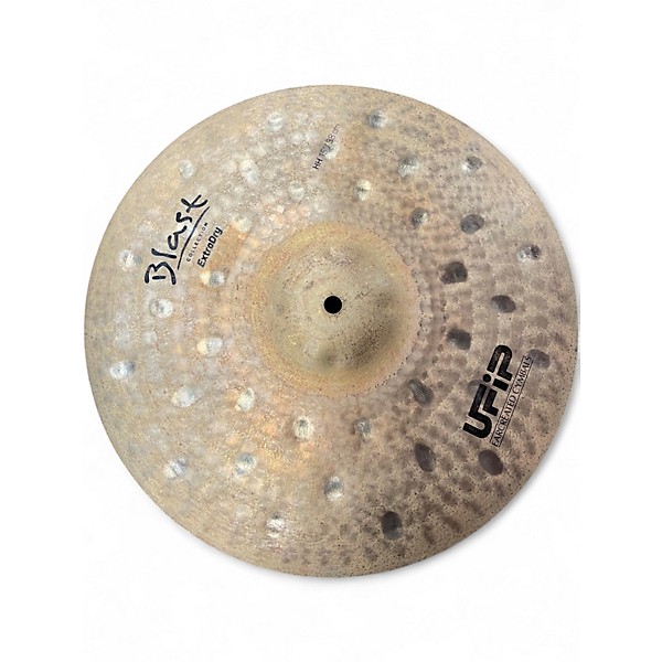 Used UFIP 15in BLAST EXTRA DRY HIGH HATS PAIR Cymbal