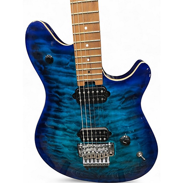 Used EVH wolfgang special qm chlorine burst Solid Body Electric Guitar