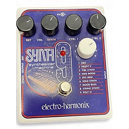 Used Electro-Harmonix SYNTH9 Synthesizer Effect Pedal