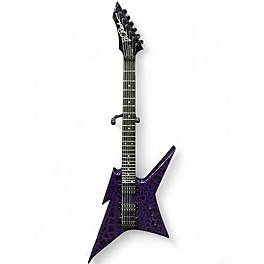 Used B.C. Rich Iron Bird MKII Purple Crackle Solid Body Electric Guitar