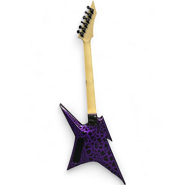 Used B.C. Rich Iron Bird MKII Purple Crackle Solid Body Electric Guitar