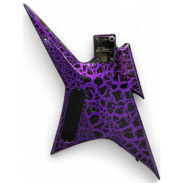 Used B.C. Rich Iron Bird MKII Purple Crackle Solid Body Electric Guitar