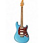 Used Sterling by Music Man TC50 Cutlass HSS Blue Solid Body Electric Guitar