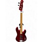 Used Stage Guitars hd1200 Candy Apple Red Metallic Electric Bass Guitar thumbnail